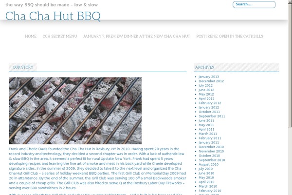 White theme site design template sample