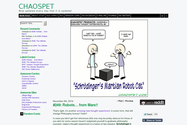 chaospet.com site used Comicpressgn