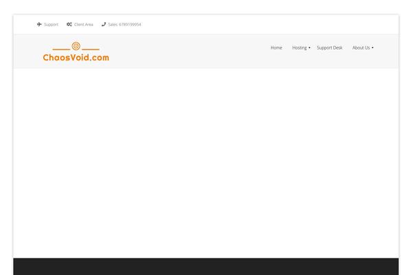 Megahost theme site design template sample
