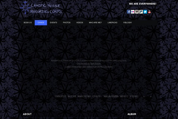 chaoticnoise.com site used Wp_hernan5-v1.0