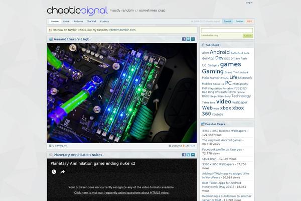 Site using WP Wall plugin
