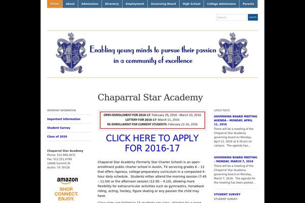 Academica theme site design template sample