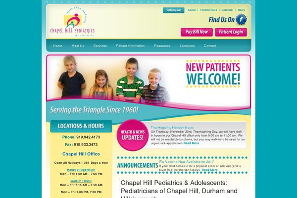 chapelhillpeds.com site used Chpeds
