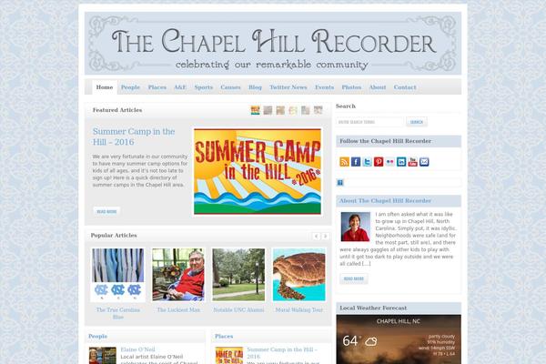 Site using Awesome-weather-pro plugin