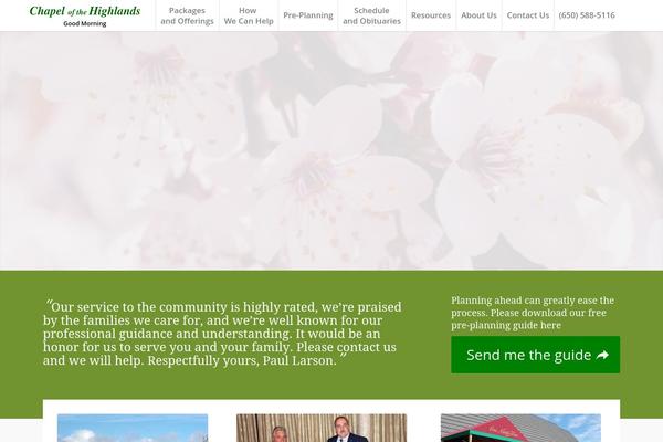 Site using Testimonial Rotator plugin