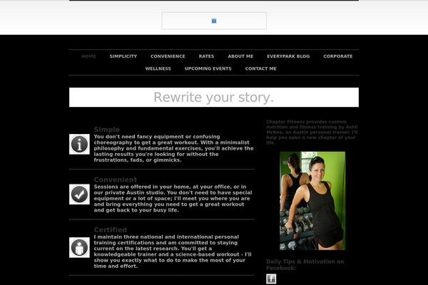 Minimal theme site design template sample
