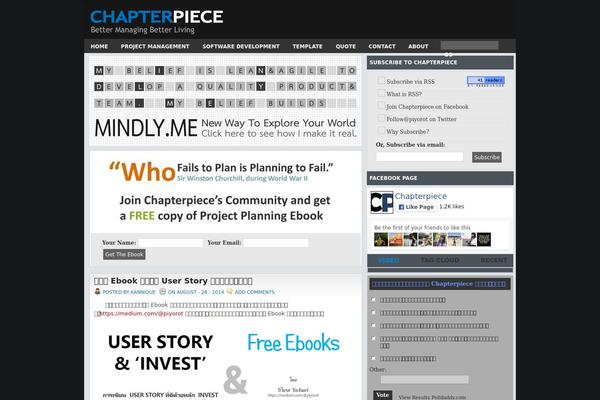 Scarlett theme site design template sample