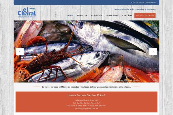 Zafiro theme site design template sample