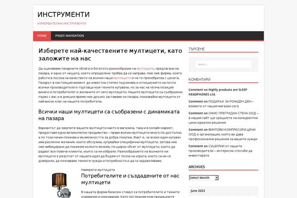 Site using Simple Sitemap plugin