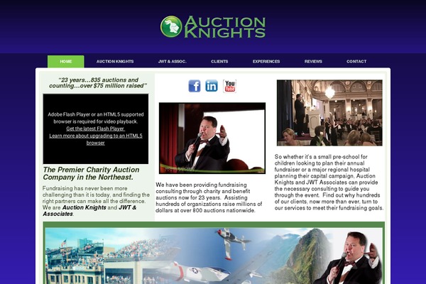 charityauctionsnewengland.com site used Infinite