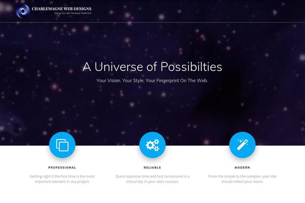 Mesmerize theme site design template sample