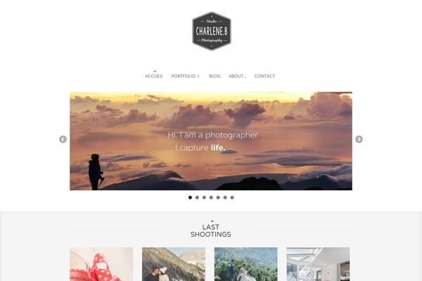 Tripod theme site design template sample