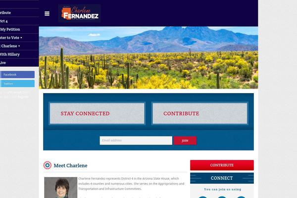 Politician theme site design template sample