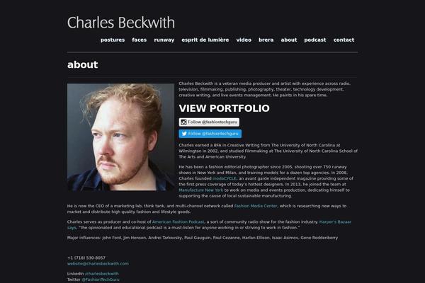 charlesbeckwith.com site used Photoria