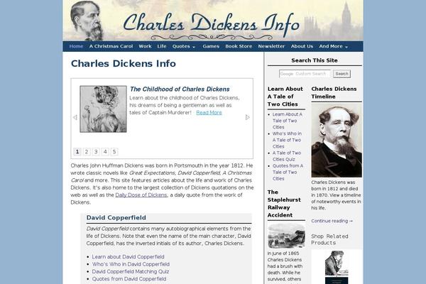 Site using CC Child Pages plugin