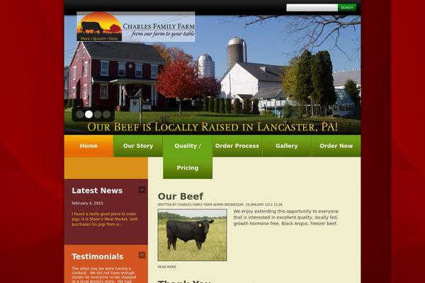 charlesfamilybeef.com site used Theme1271
