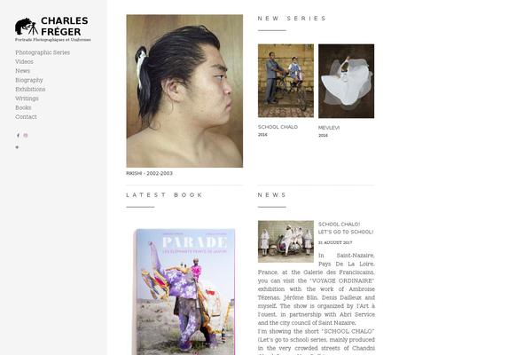 Mesh theme site design template sample