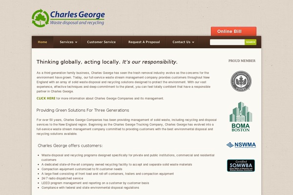Earth theme site design template sample