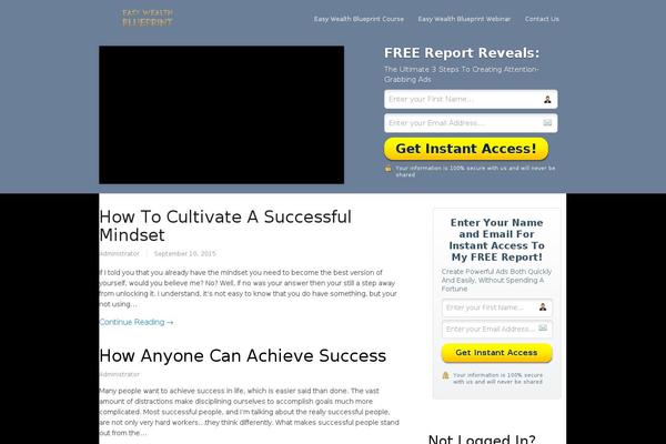 Genesis theme site design template sample
