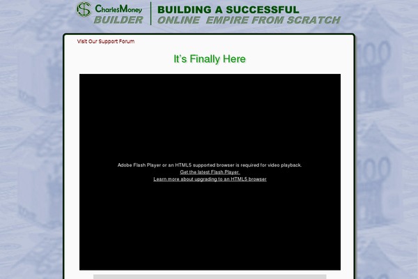 charlesmoneybuilder.com site used SqueezeMe