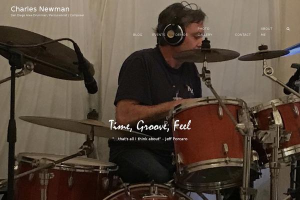 charlespatricknewman.com site used Audioman