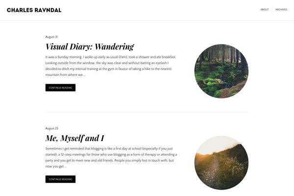 charlesravndal.com site used Resonate