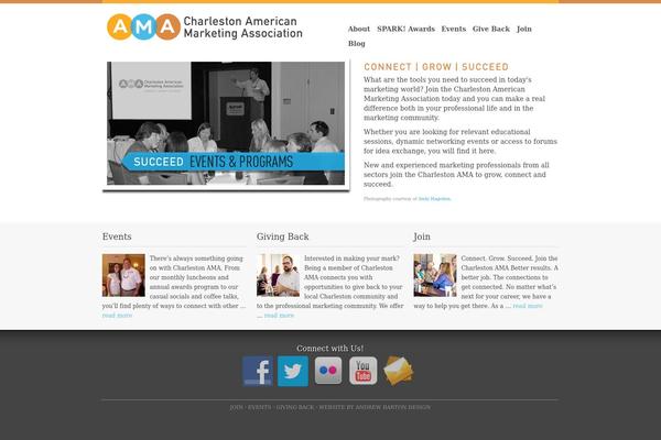 Metric theme site design template sample