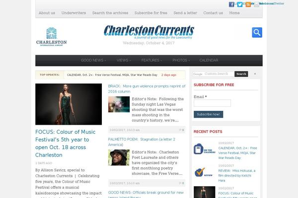Tribune theme site design template sample