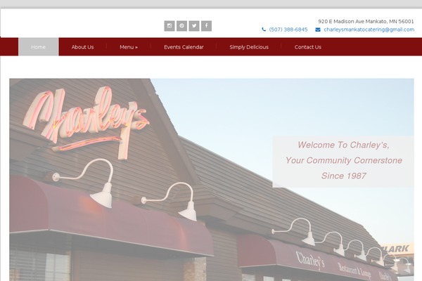 Felicity theme site design template sample