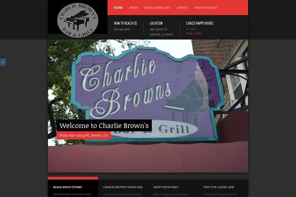 Coffee Shop theme site design template sample