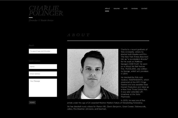 Aware theme site design template sample