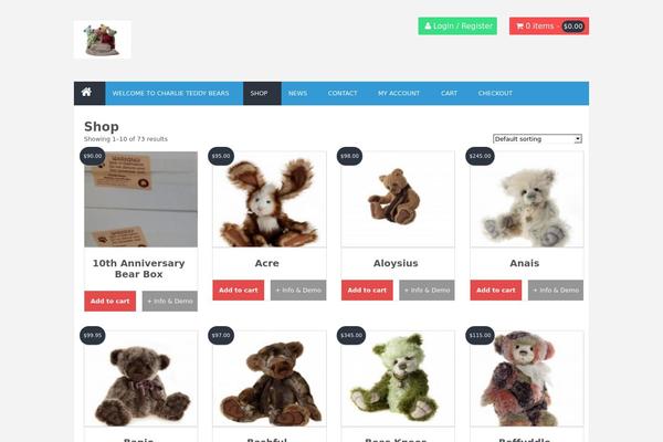 charlieteddybears.net site used eSell