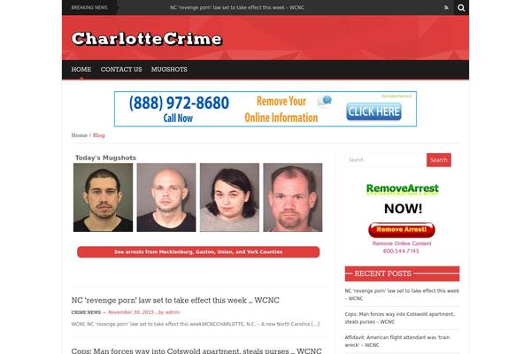 News Mix Light theme site design template sample