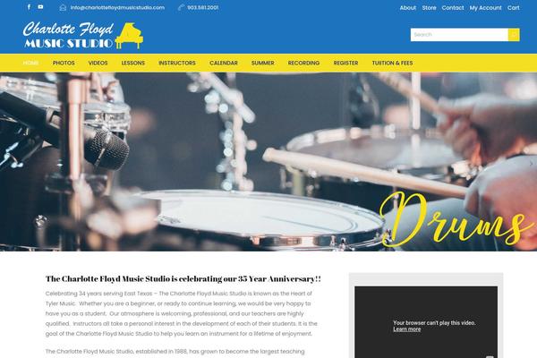 Composer theme site design template sample