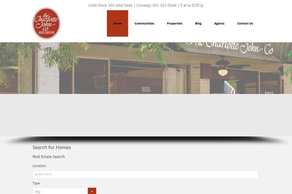Homeland theme site design template sample