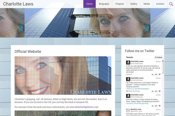 Radiate theme site design template sample