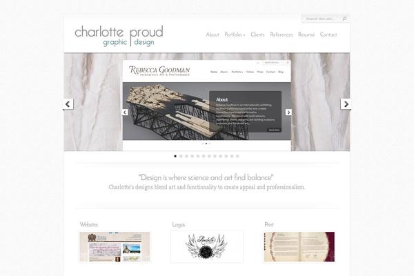 Chameleon theme site design template sample