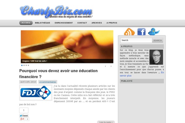 charlybiz.com site used Modernstyle
