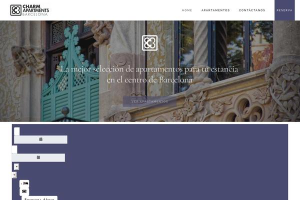 Alloggio theme site design template sample