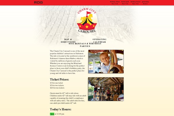 charmcitycarousel.com site used Octo