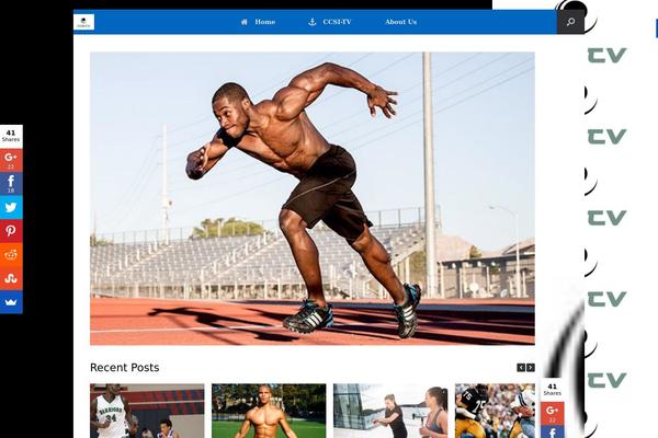 Vantage theme site design template sample