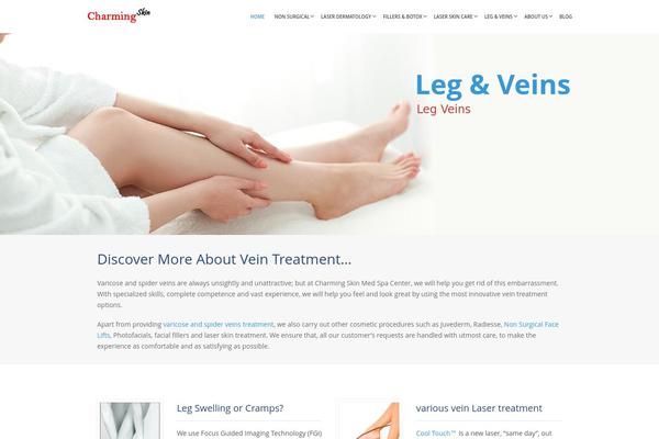 Care theme site design template sample