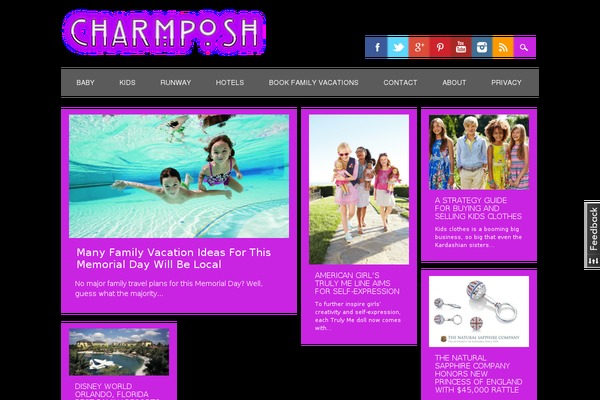 Blossom Floral theme site design template sample