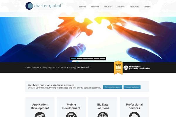 charterglobal.com site used Charterglobal