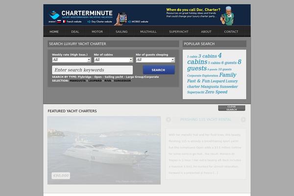 Listings theme site design template sample