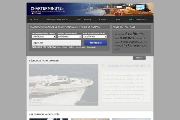 Listings theme site design template sample
