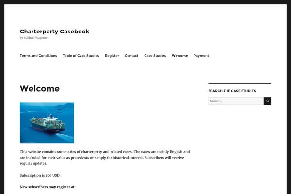 charterpartycases.com site used Simplo