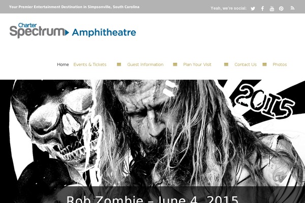 Event theme site design template sample