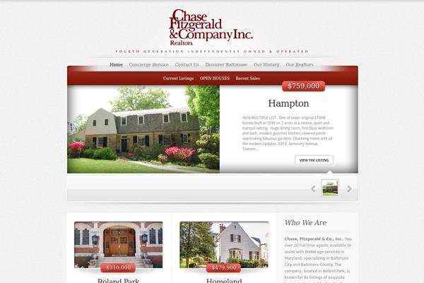 ElegantEstate theme site design template sample