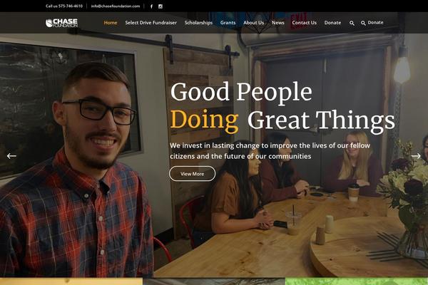 Goodwish theme site design template sample
